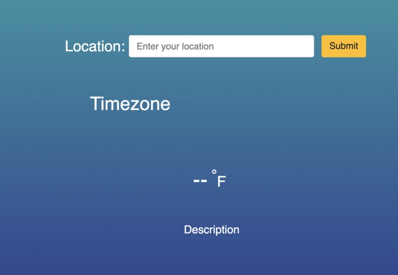 Weather App – screenshot 1