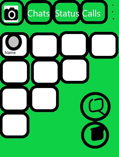 Whatsapp redesign – screenshot 1