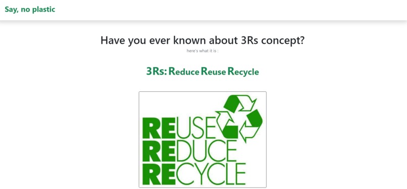Reduce Single-Use Plastic – screenshot 1