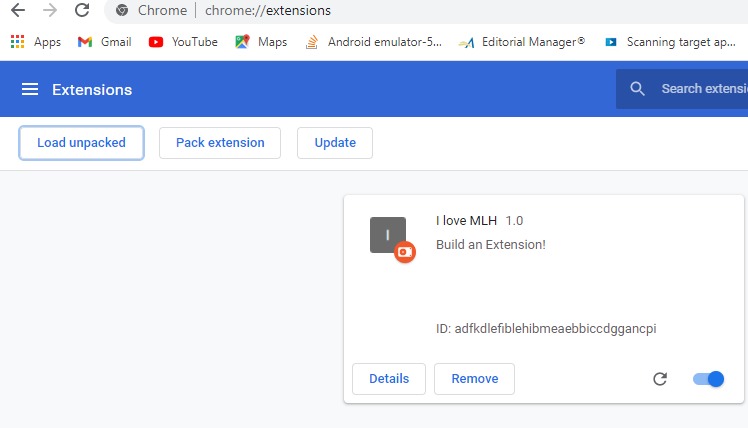 Create a Browser Extension – screenshot 1