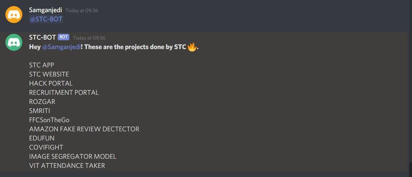 STC Discord Bot – screenshot 1