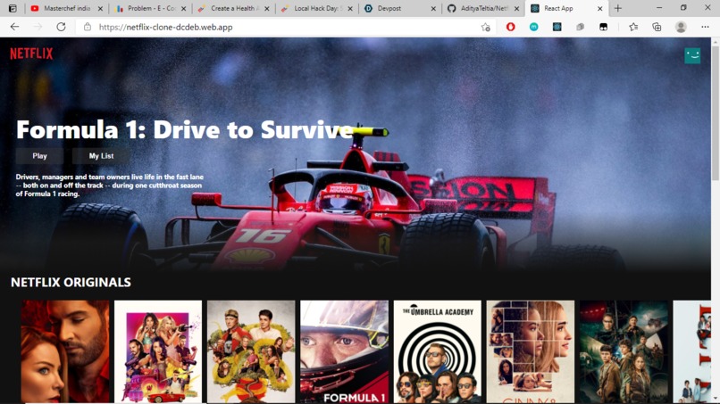 Netflix Clone – screenshot 1