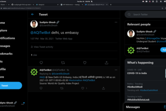 AQI Twitter Bot Automation