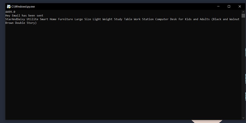 Amazon-scrapy – screenshot 1