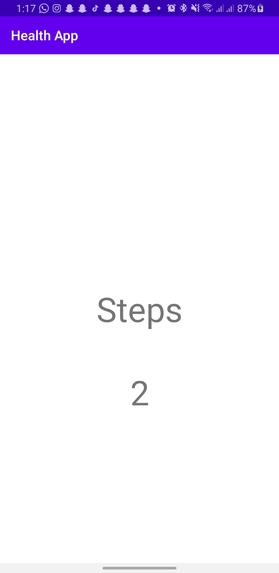 Simple Health App – screenshot 1