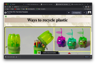 recycling plastic waste