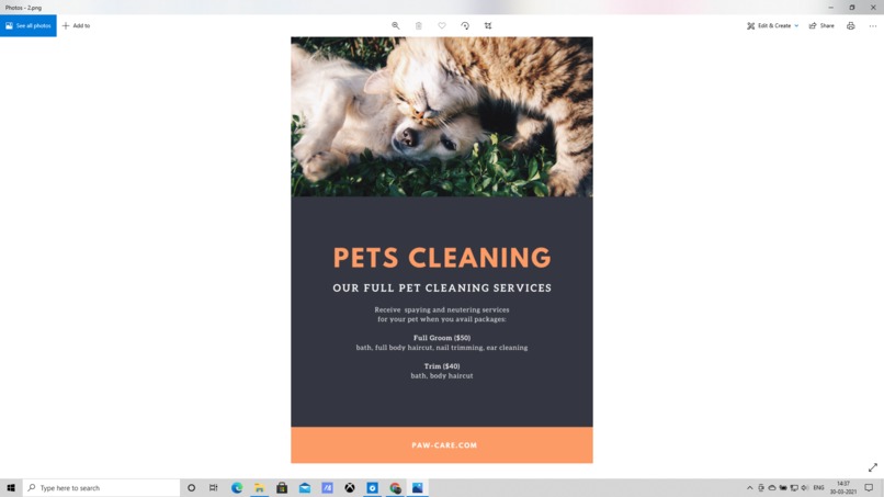 Brand promotion – screenshot 2