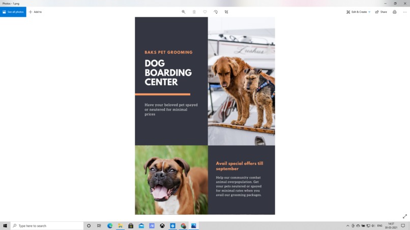 Brand promotion – screenshot 1
