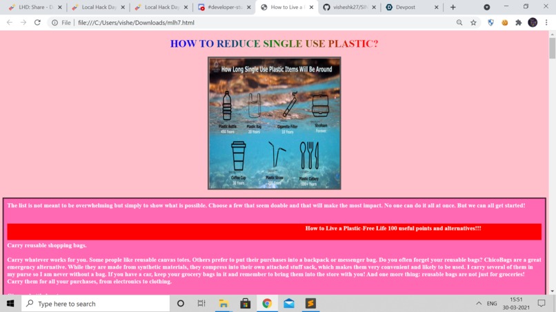 Build Something to Reduce Single-Use Plastic – screenshot 1