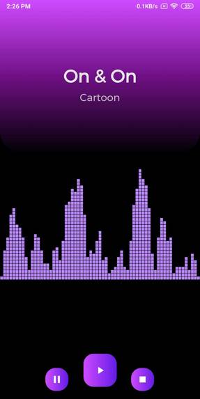 OpMusic- Music Visualizer  – screenshot 1