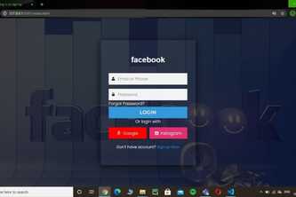redesign facebook