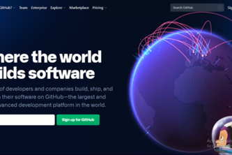 Github Homepage Clone
