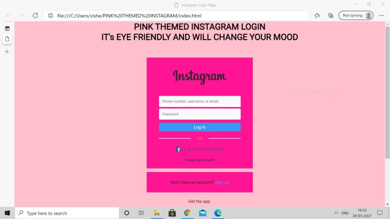 PINK-THEMED-INSTAGRAM – screenshot 1