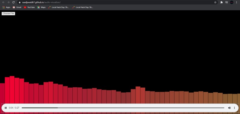 Audio Visualizer – screenshot 1