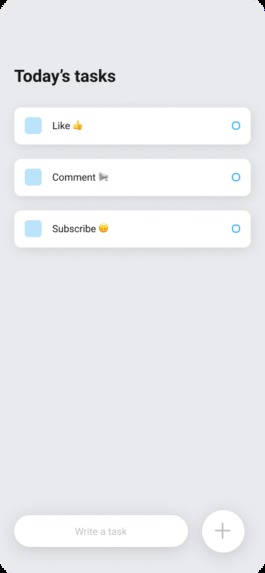 To-Do List App – screenshot 1
