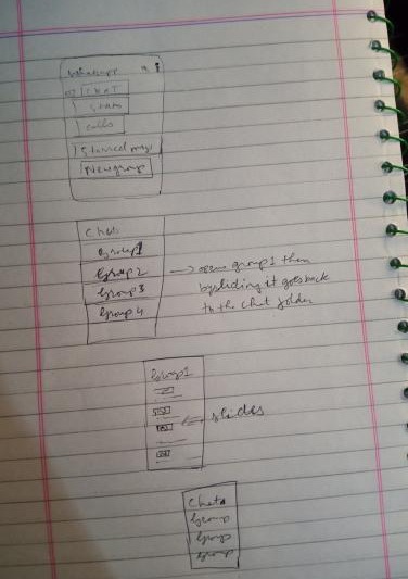 Mobile application – screenshot 1