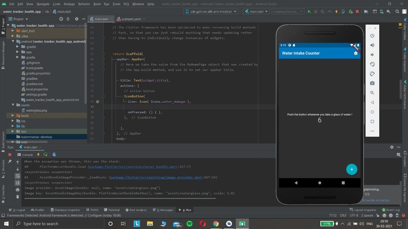 Health App – screenshot 1