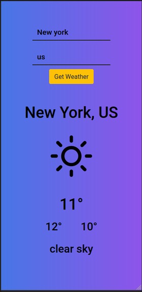 weather-app – screenshot 1