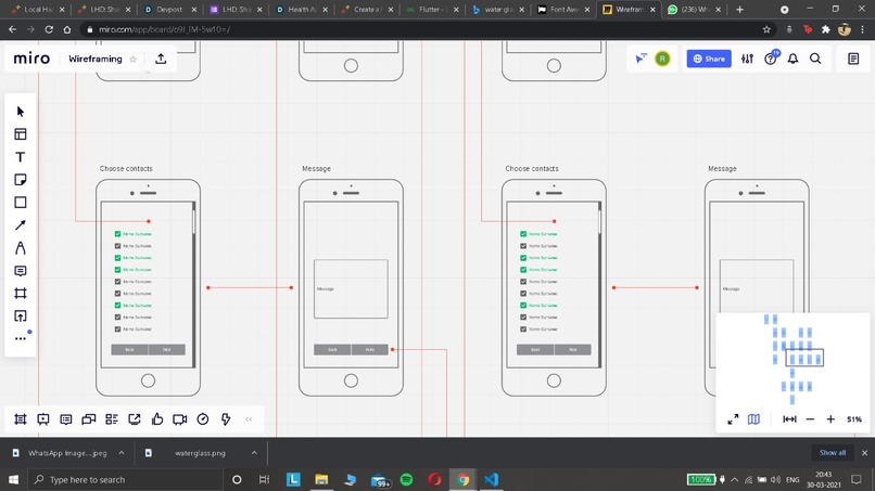 Whatsapp Wireframe – screenshot 1