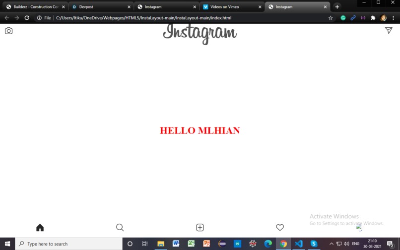 Instagram Layout – screenshot 1