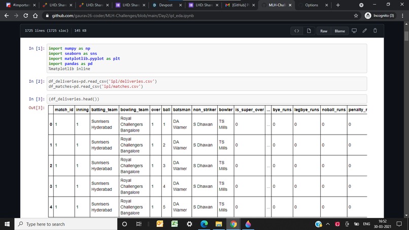 Sports analysis – screenshot 1