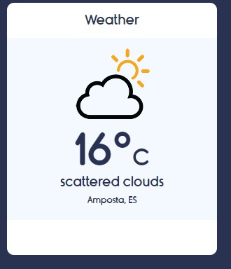 WeatherApp – screenshot 1