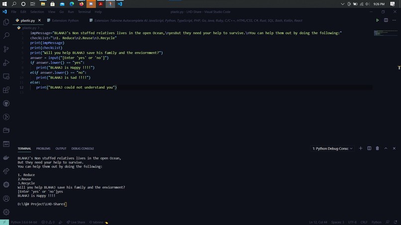 BLAHAJ's Oath of Plastic Management – screenshot 1