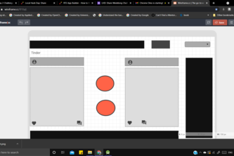 Recreating tinder app