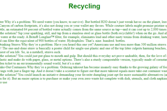  Reduce Single-Use Plastic