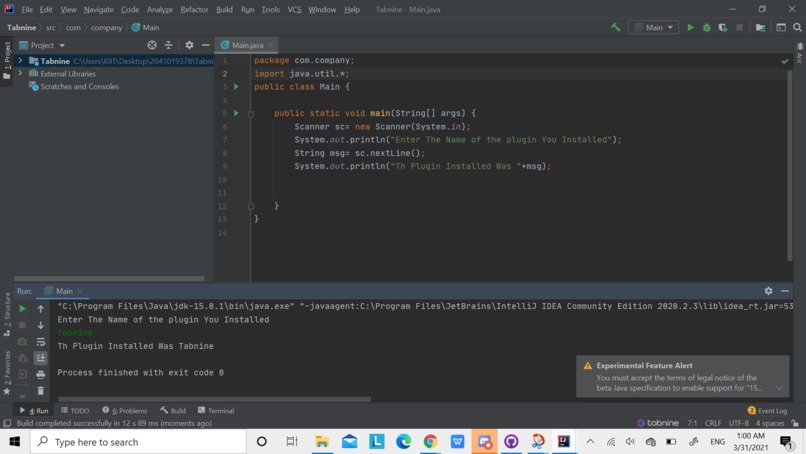 Tabnine Code – screenshot 1