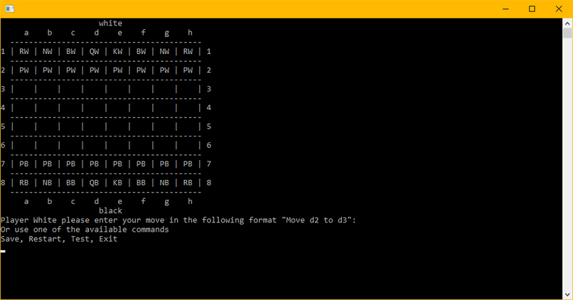 Command Line Game – screenshot 1