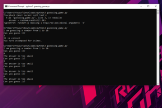 Command Line Game
