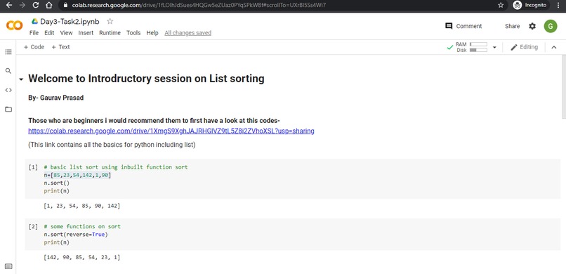 List_Sorters – screenshot 1
