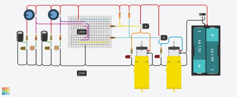 Line following robot – screenshot 1