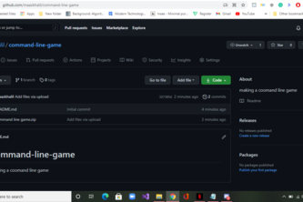 Command line game