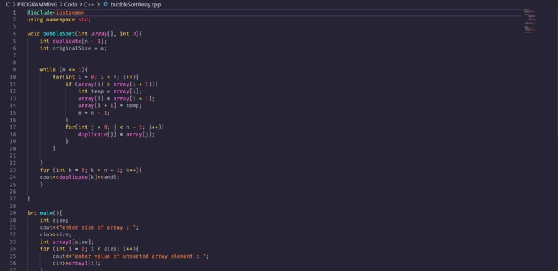 Write Code to Sort a List – screenshot 1