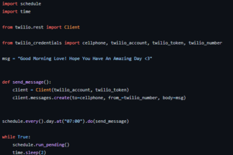 Use the Twilio API