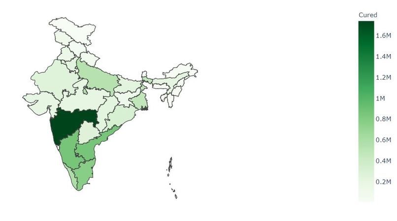 COVID Cases Visualisation – screenshot 3
