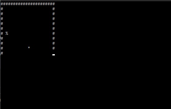 command line game – screenshot 1