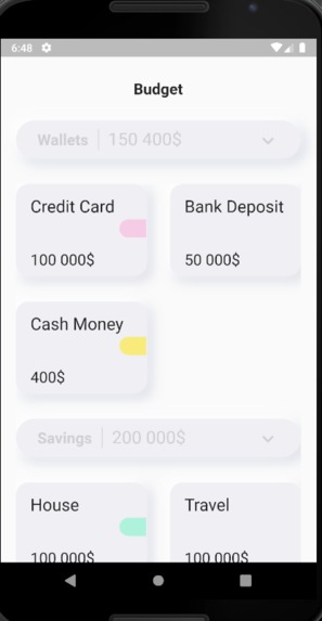 budget planner – screenshot 1