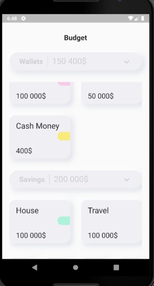 budget planner – screenshot 2