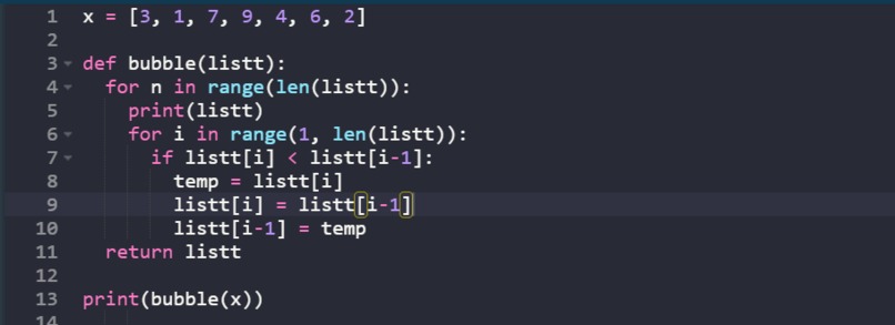 Bubble Sort – screenshot 1
