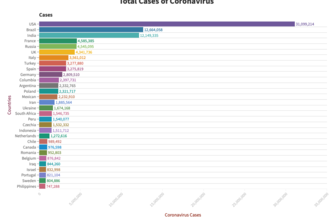 Visualized Data of Coronavirus Cases