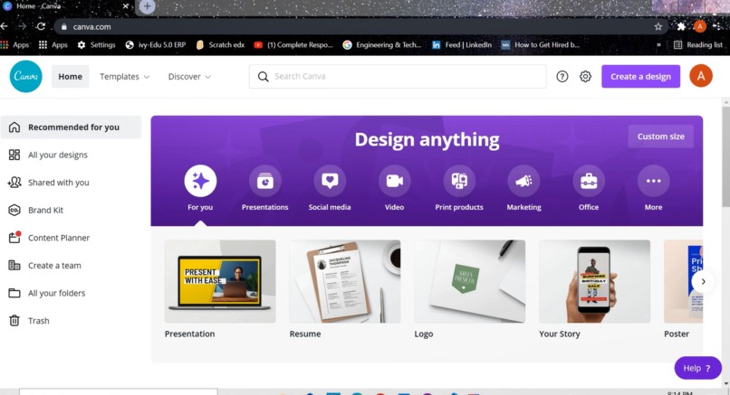 Creative demo video – screenshot 1