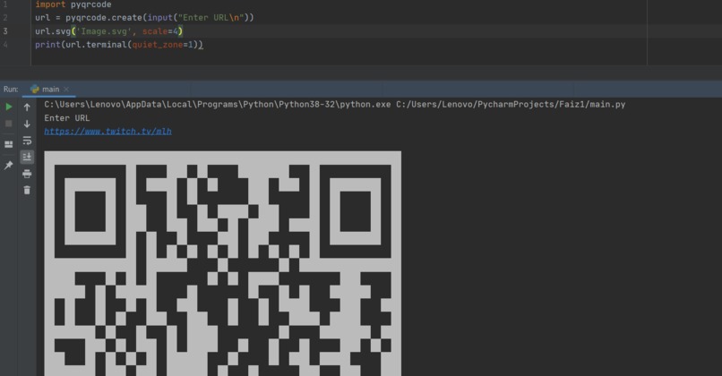 QR Code generator – screenshot 1