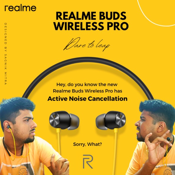 Branding Concept for Realme Buds Wireless Pro – screenshot 1