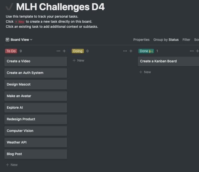 Kanban Board – screenshot 1