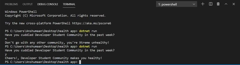 Health App – screenshot 2