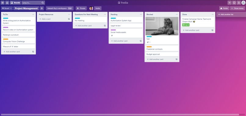My Kanban Board | Devpost