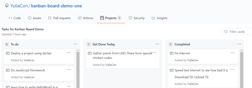 Create a Kanban Board – screenshot 1